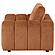 Burnett Chenille Upholstered Accent Chair Burnt - Orange by Coaster