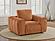 Burnett Chenille Upholstered Accent Chair Burnt - Orange by Coaster