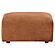 Burnett Chenille Upholstered Ottoman Burnt - Orange by Coaster