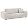 Burnett Chenille Upholstered Wide Arm Sofa - Ivory by Coaster