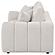 Burnett Chenille Upholstered Wide Arm Loveseat - Ivory by Coaster