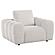 Burnett Chenille Upholstered Accent Chair - Ivory by Coaster