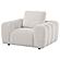Burnett Chenille Upholstered Accent Chair - Ivory by Coaster