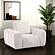 Burnett Chenille Upholstered Accent Chair - Ivory by Coaster
