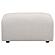 Burnett Chenille Upholstered Ottoman - Ivory by Coaster