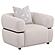 Jeanette Fabric Upholstered Round Arm Accent Chair - Beige by Coaster