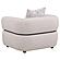 Jeanette Fabric Upholstered Round Arm Accent Chair - Beige by Coaster