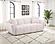Destino Chenille Upholstered Splayed Arm Sofa - Greige by Coaster