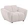 Destino Chenille Upholstered Splayed Arm Accent Chair - Greige by Coaster