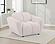 Destino Chenille Upholstered Splayed Arm Accent Chair - Greige by Coaster