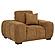 Octavia Upholstered Track Arm Accent Chair - Amber by Coaster