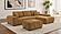 Octavia Upholstered Rectangular Ottoman - Amber by Coaster