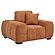 Octavia Upholstered Track Arm Accent Chair - Orange by Coaster