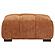 Octavia Upholstered Rectangular Ottoman - Orange by Coaster