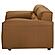 Buxton Top Grain Leather Upholstered Loveseat - Orange by Coaster