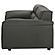 Buxton Top Grain Leather Upholstered Loveseat - Graphite by Coaster