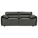 Buxton Top Grain Leather Upholstered Loveseat - Graphite by Coaster