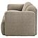 Dorset Fabric Upholstered Round Track Arm Sofa - Brown by Coaster