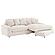 Blaine Upholstered Reversible Chaise Sectional Sofa - Sand by Coaster