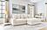 Blaine Upholstered Reversible Chaise Sectional Sofa - Sand by Coaster
