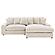 Blaine Upholstered Reversible Chaise Sectional Sofa - Sand by Coaster