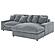 Blaine Upholstered Reversible Chaise Sectional Sofa - Fog by Coaster