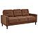 Bowen II Fabric Upholstered Track Arm Sofa - Rust by Coaster