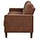 Bowen II Fabric Upholstered Track Arm Sofa - Rust by Coaster