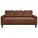Bowen II Fabric Upholstered Track Arm Sofa - Rust by Coaster