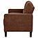 Bowen II Fabric Upholstered Track Arm Loveseat - Rust by Coaster