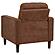 Bowen II Fabric Upholstered Track Arm Accent Chair - Rust by Coaster