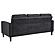 Bowen II Fabric Upholstered Track Arm Sofa Steel - Grey by Coaster
