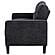 Bowen II Fabric Upholstered Track Arm Loveseat Steel - Grey by Coaster