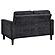 Bowen II Fabric Upholstered Track Arm Loveseat Steel - Grey by Coaster