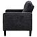 Bowen II Fabric Upholstered Track Arm Chair Steel - Grey by Coaster