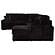 Devonshire Sleeper Sectional Sofa Storage Chaise - Black by Coaster
