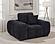 Octavia Upholstered Track Arm Accent Chair - Black by Coaster