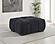 Octavia Upholstered Rectangular Ottoman - Black by Coaster