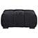Octavia Upholstered Rectangular Ottoman - Black by Coaster