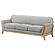 Vaughn Fabric Upholstered Flared Arm Sofa - Grey by Coaster