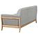 Vaughn Fabric Upholstered Flared Arm Sofa - Grey by Coaster