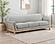 Vaughn Fabric Upholstered Flared Arm Sofa - Grey by Coaster