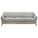 Vaughn Fabric Upholstered Flared Arm Sofa - Grey by Coaster