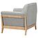 Vaughn Fabric Upholstered Flared Arm Accent Chair - Grey by Coaster