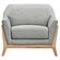 Vaughn Fabric Upholstered Flared Arm Accent Chair - Grey by Coaster