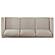 Islington Fabric Upholstered Panel Arm Sofa - Taupe by Coaster