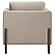 Islington Fabric Upholstered Panel Arm Accent Chair - Taupe by Coaster