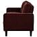 Ruth Fabric Upholstered Track Arm Loveseat - Rust Red by Coaster