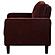 Ruth Fabric Upholstered Track Arm Accent Chair - Rust Red by Coaster