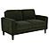 Ruth Fabric Upholstered Track Arm Loveseat - Matcha Green by Coaster